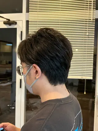 ショート メンズ 神 日向のヘアスタイル