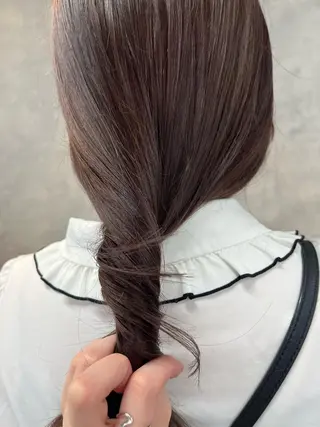 ロング カラー ハイトーン/レイヤー 💜Akaneのヘアスタイル