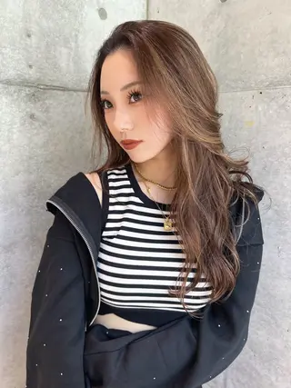 ロング 福岡縮毛矯正✨️ ストレート 向井和輝のヘアスタイル