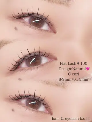 マツエク・マツパ hair & eyelash b.u.l.l.所属・b.u.l.l. SEIKAのマツエク・マツパデザイン