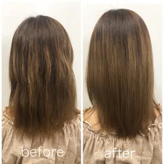ロング 🍀失敗しない 縮毛矯正熊谷竜馬🍀のヘアスタイル