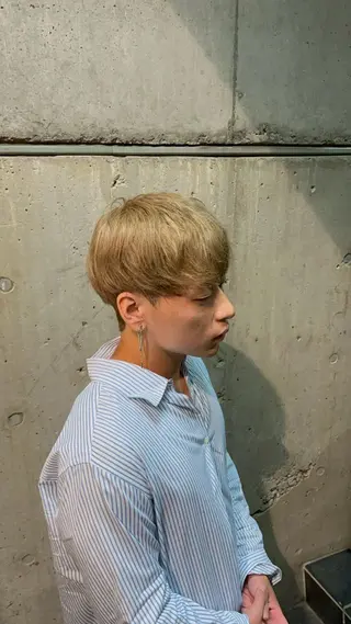 カラー メンズ 五十嵐 圭音のヘアスタイル