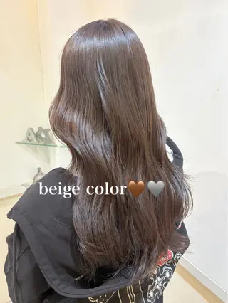 ロング カラー 髪質改善カラー🤍 エクステ✨君島由実子のヘアスタイル