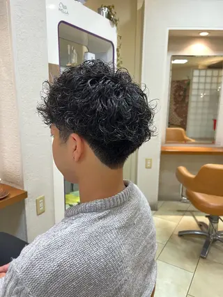 パーマ メンズ 吉澤大和 カット/カラーのヘアスタイル