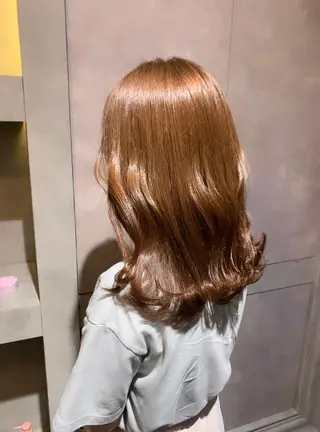 セミロング カラー 💘大人可愛く💘 Natsuki❥❥❥のヘアスタイル