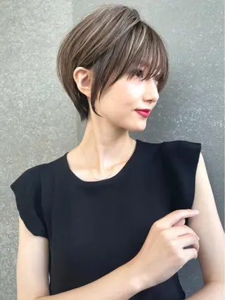 ショート カラー 渋谷/ボブ×髪質改善 輝来のヘアスタイル