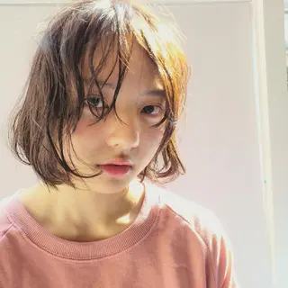 ショート ホリウチ ユキエのヘアスタイル