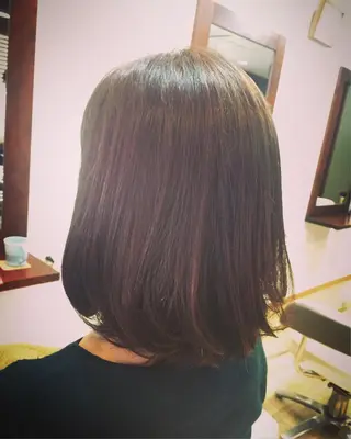 ミディアム 菊池 邦之のヘアスタイル