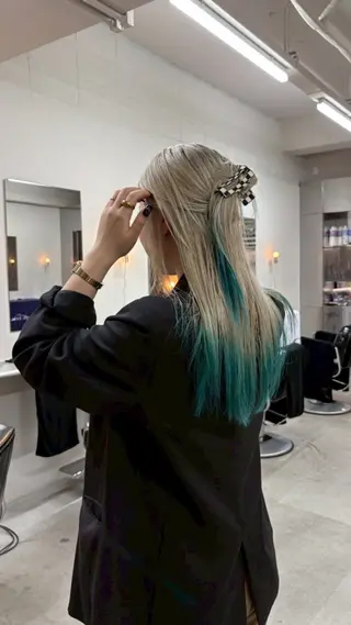ロング Ren /北堀江のヘアスタイル