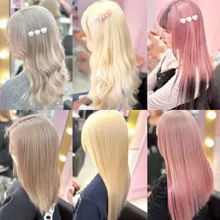 ロング カラー 甘ふわgirly🎀 ハイトーン🤍Ramのヘアスタイル