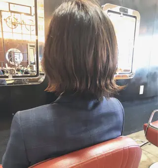 ミディアム カラー 髪質改善/艶髪/ 木山ゆかりのヘアスタイル