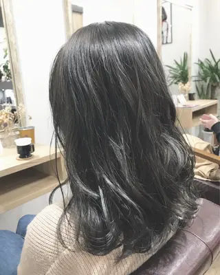 ミディアム カラー 土屋 貴章のヘアスタイル