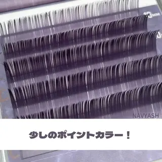 ロング カラー パーマ ヘアアレンジ ネイル マツエク・マツパ アイブロウ 石橋 玲那のマツエク・マツパデザイン