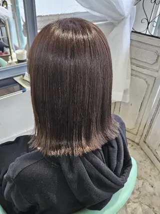 セミロング カラー  熊野 タイソンのヘアスタイル