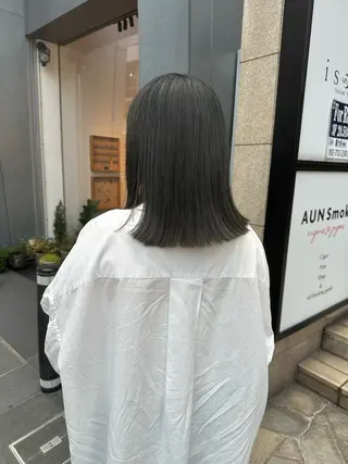 セミロング カラー 熊本市東区 /Ririkaのヘアスタイル