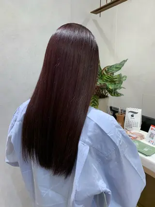 ロング カラー 齋藤 小羽のヘアスタイル