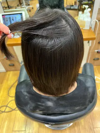 ミディアム 🌙コテ巻き風パーマ 🌙菜月のヘアスタイル