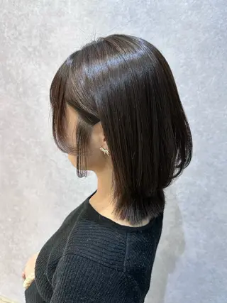 ミディアム カラー 【𝐀𝐬𝐡大森】 石崎竜祐のヘアスタイル