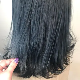 ミディアム カラー 烏丸韓国ヘア🇰🇷 ayaka🎀のヘアスタイル