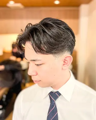 ショート メンズ 【メンズ縮毛矯正】 FILMS  軍司のヘアスタイル