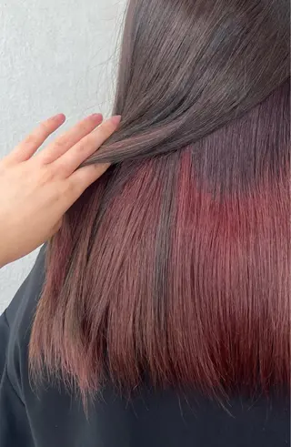 ロング カラー うる艶カラー🫧/ 武笠 友香🤍のヘアスタイル