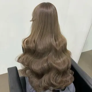 ロング 川元 春奈のヘアスタイル