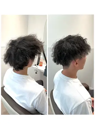 ショート パーマ メンズ SALOWIN大宮 /KYOHEI✂️のヘアスタイル