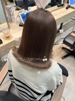 セミロング カラー ハイトーン/ピンクカ ラー/minku🧸のヘアスタイル