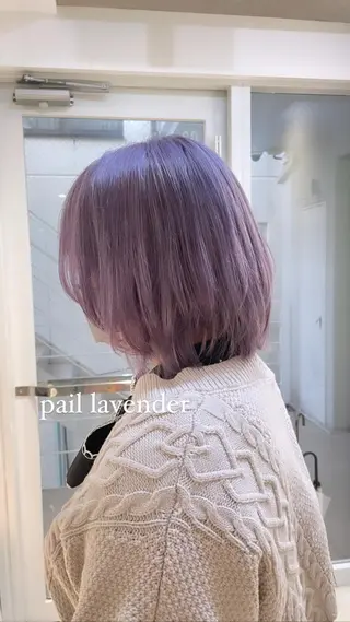 ショート カラー ヘアアレンジ 🫧柔色/トレンド カラー/川辺晴加のヘアスタイル