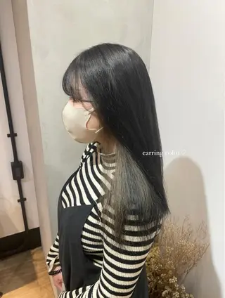 ロング カラー ヘアアレンジ メンズ キッズ ネイル マツエク・マツパ アイブロウ Himawari♡ 柔らかいカラーのヘアスタイル