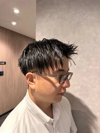 ショート メンズ 田中 瑠星のヘアスタイル