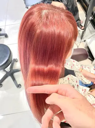 ミディアム カラー ✨髪質改善専門店✨ QOLU✨のヘアスタイル