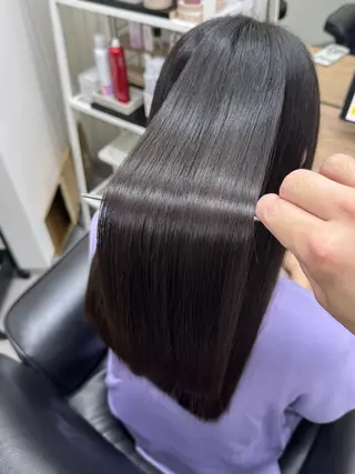 ロング 艶髪改善師/高橋潤 /縮毛矯正のヘアスタイル