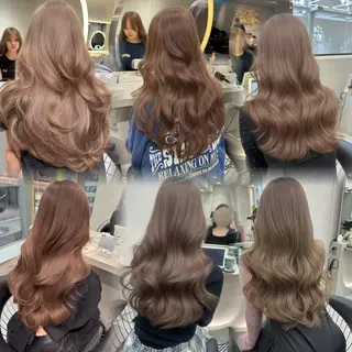 ロング カラー ハセ/ブリーチ / hearts.のヘアスタイル