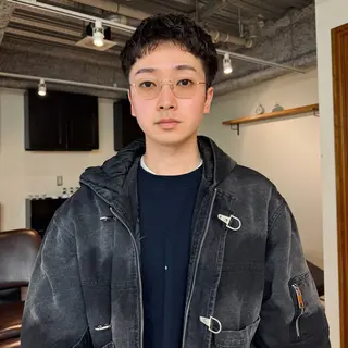 ショート メンズ おしゃれパーマ メンズ特化/みーまんのヘアスタイル