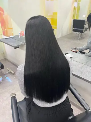 ロング 奥野碧🌈艶髪 /ダメージレスカラーのヘアスタイル
