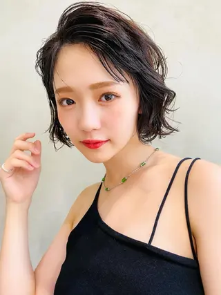 ミディアム ダブルカラー🤍 髪質改善／原島のヘアスタイル