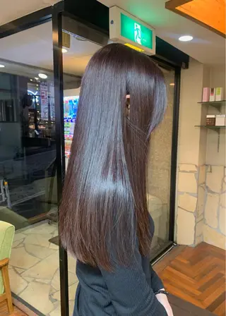 ロング カラー 矢野 晃平のヘアスタイル