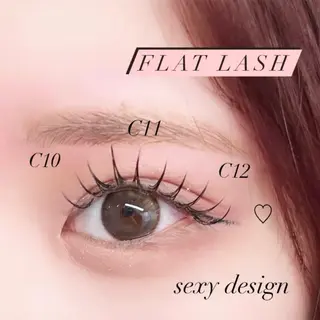 マツエク・マツパ GALN💛mami バインドロックのマツエク・マツパデザイン