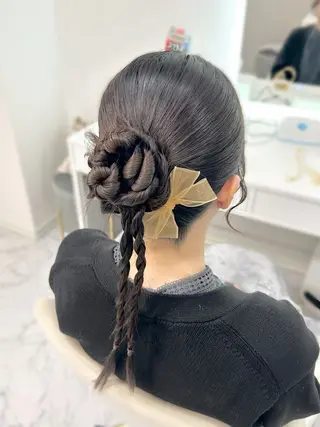 ロング ヘアアレンジ ヘアセット専門店 Rのヘアスタイル