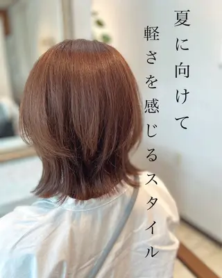 ミディアム ナチュラルオーブン 大村店🍀深松孝枝のヘアスタイル