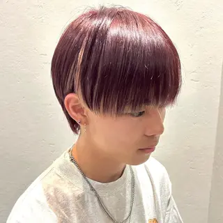 カラー メンズ 🍒中川葵久美🍒 レイヤー/メンズのヘアスタイル