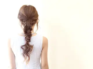ミディアム セミロング ロング ヘアアレンジ nike にけのヘアスタイル