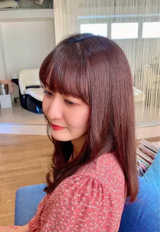 カラー CHIE艶カラー& 癒しヘッドスパ🌿のヘアスタイル