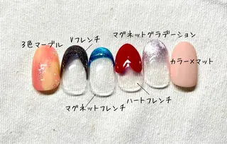 ネイル aime 中崎町のネイルデザイン