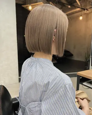 ショート カラー 🧸艶々韓国ヘア 🧁mizunaのヘアスタイル