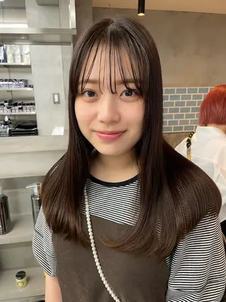 セミロング 🫧ほのか /透明感カラー🫧のヘアスタイル