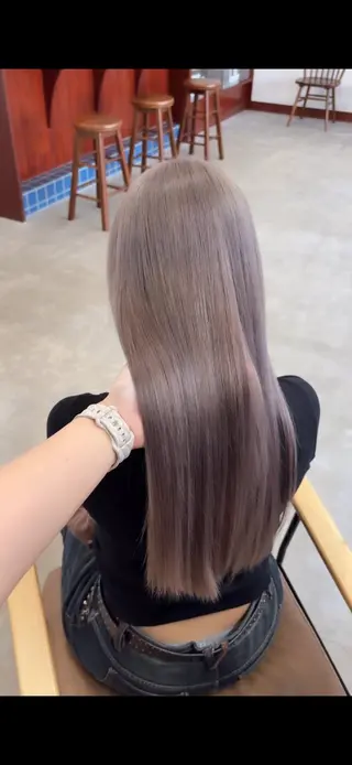 ロング カラー 齋藤 清香のヘアスタイル