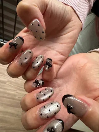 ネイル かわいいおつめ 林のネイルデザイン