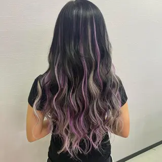 ロング カラー UNDER vr 【アンダーバー】のヘアスタイル